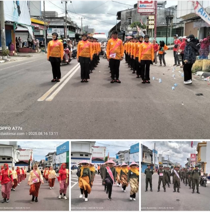 Lomba Gerak Jalan Dalam Rangka Memperingati HUT Kemerdekaan RI Ke 80 Tahun 2025