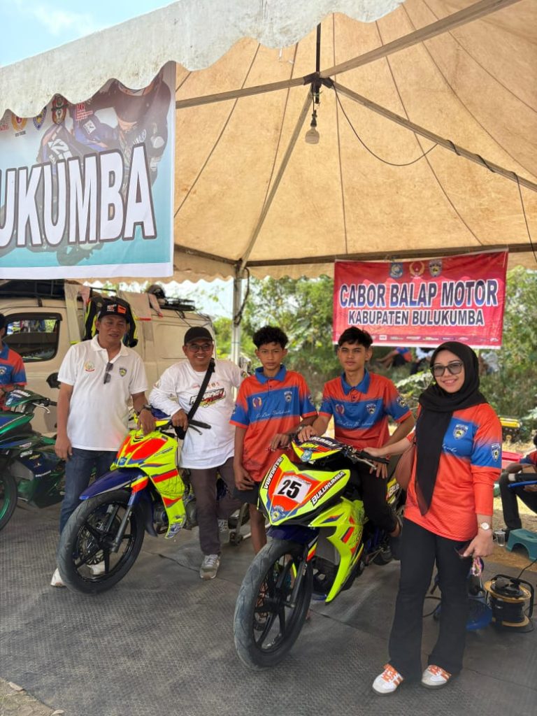 Ketua DPRD Bulukumba Beri Dukungan Penuh untuk Tim Balap Motor Bulukumba di Porprov Wajo