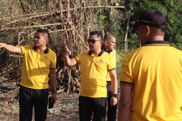 Polres Maros Laksanakan Kerja Bakti Persiapkan Panen Raya Jagung Serentak Kuartal III di Bantimurung