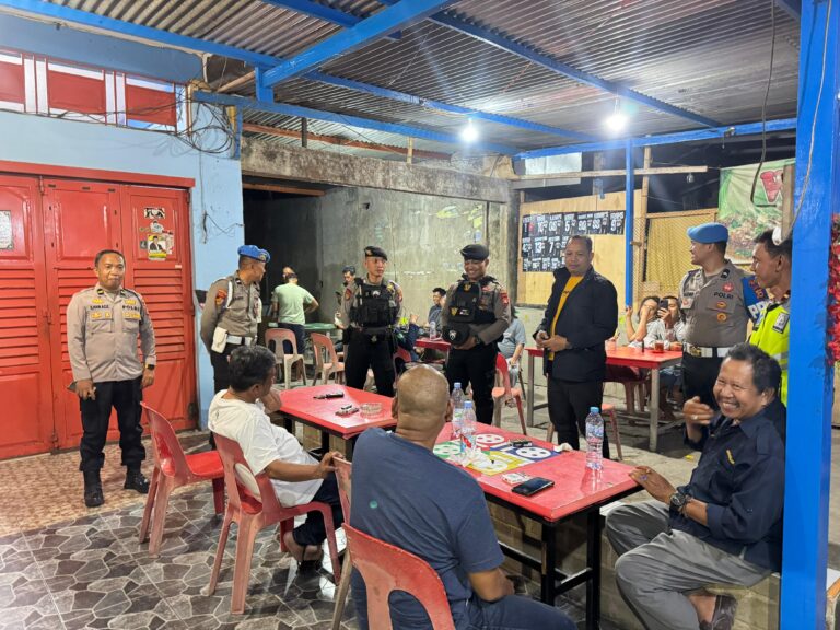 Polres Maros Gelar Patroli, Perkuat Siskamling dan Jaga Kamtibmas Kabupaten Maros
