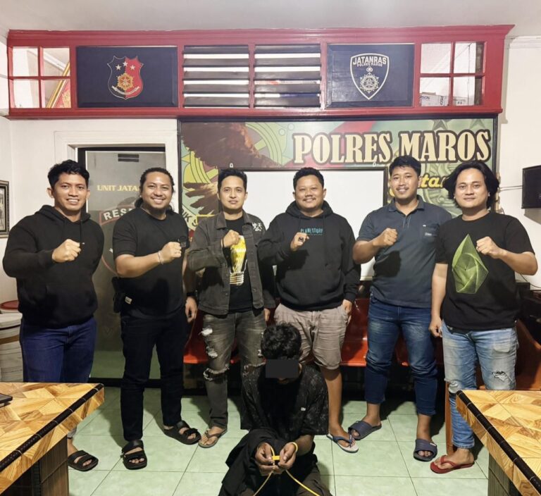 Jatanras Polres Maros Berhasil Bekuk Pelaku Penusukan di Marusu yang Lukai Korban hingga Kehilangan Penglihatan