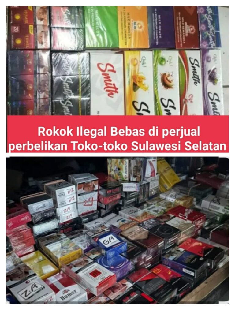 Rokok Ilegal di Gowa Kian Merajalela, LIN Desak Kapolda Sulsel Bertindak Tegas